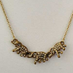 J.Crew Elephant Pendant Necklace